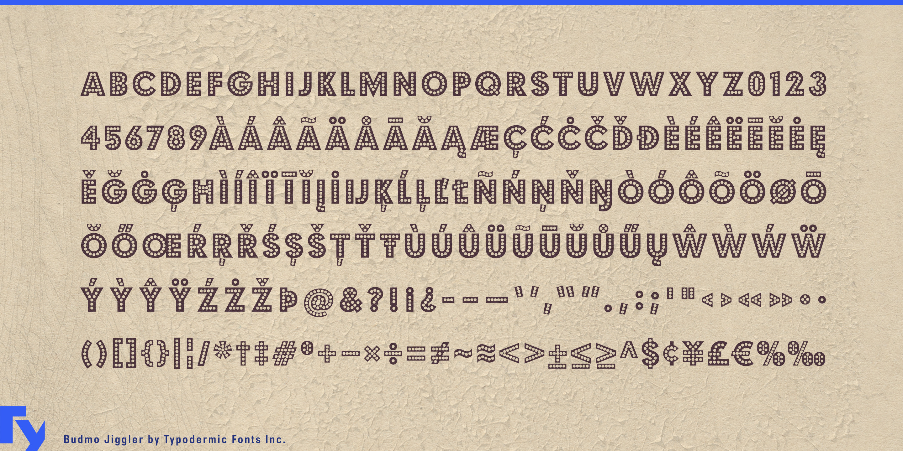 Schriftmuster 5 von Budmo