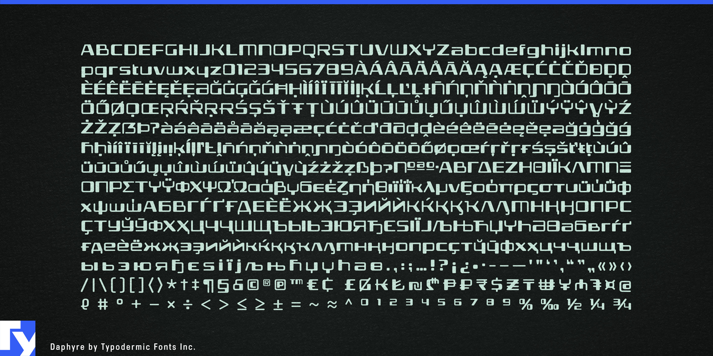Schriftmuster 5 von Daphyre