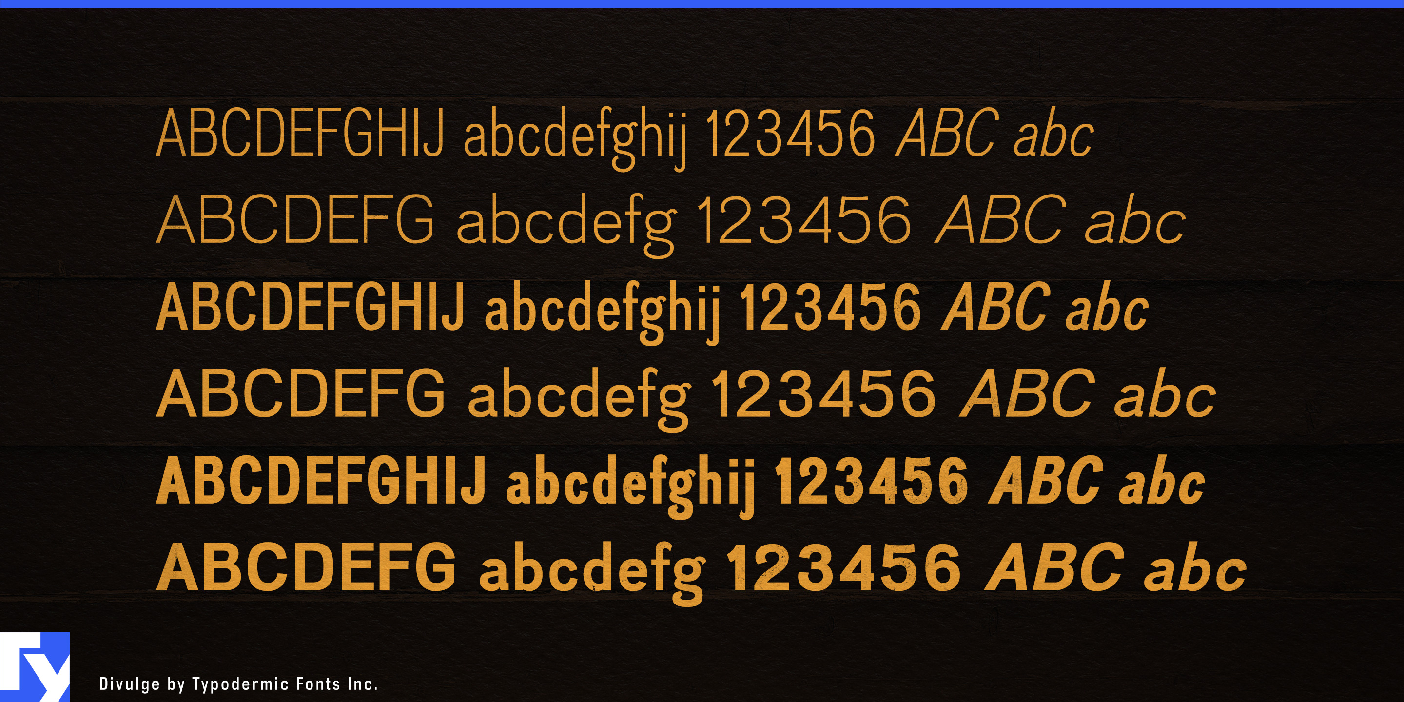 Schriftmuster 4 von Divulge