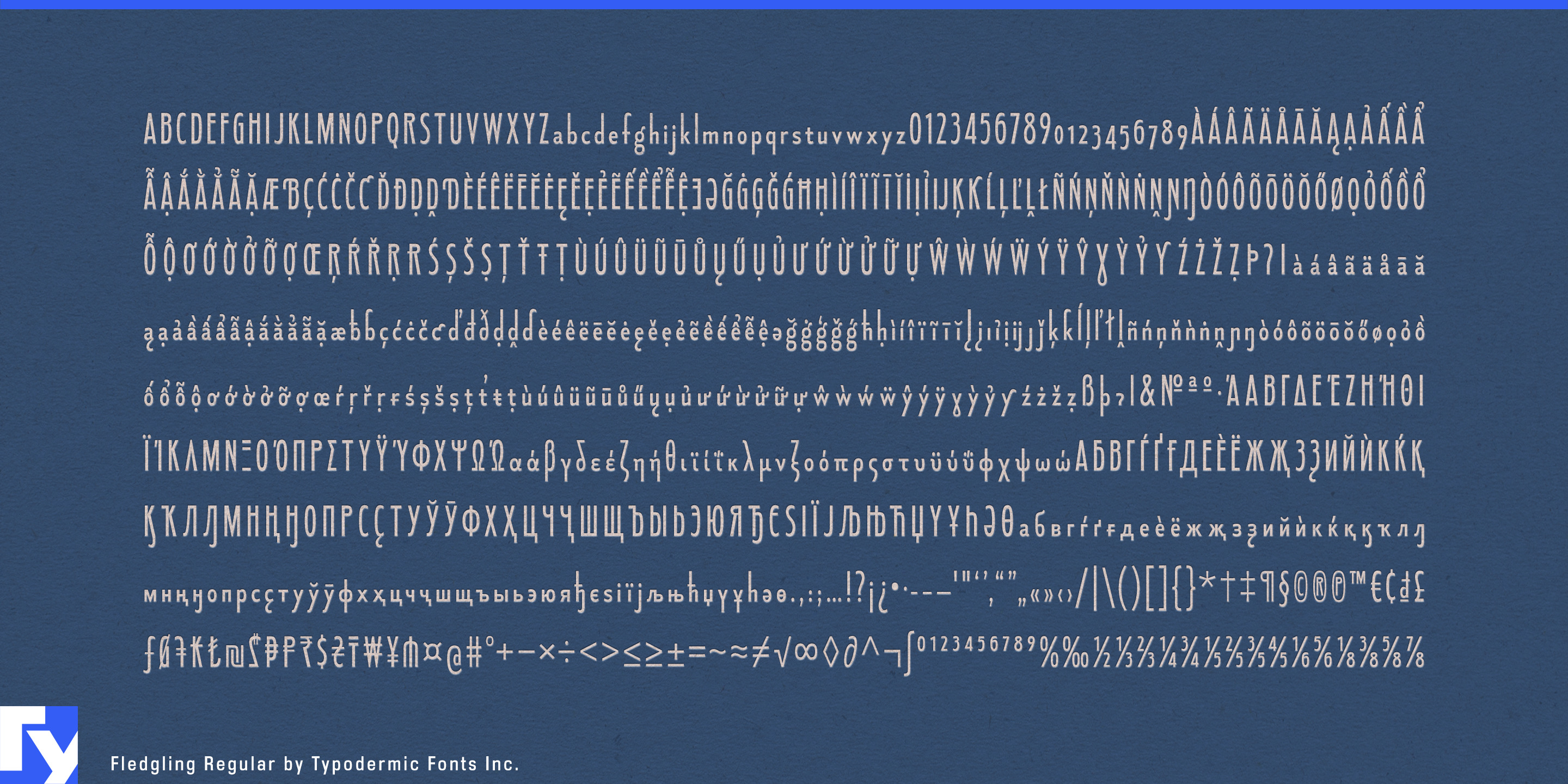 Schriftmuster 5 von Fledgling