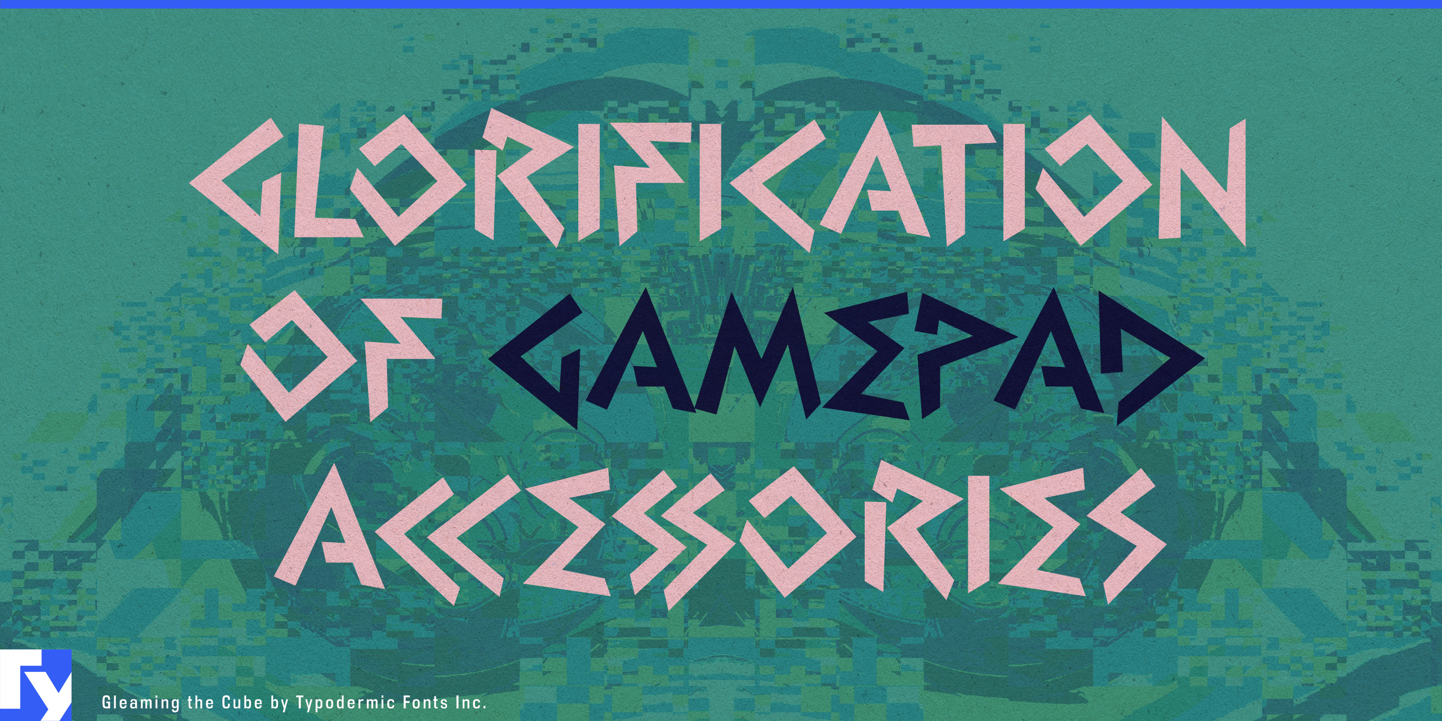 Schriftmuster 2 von Gleaming the Cube