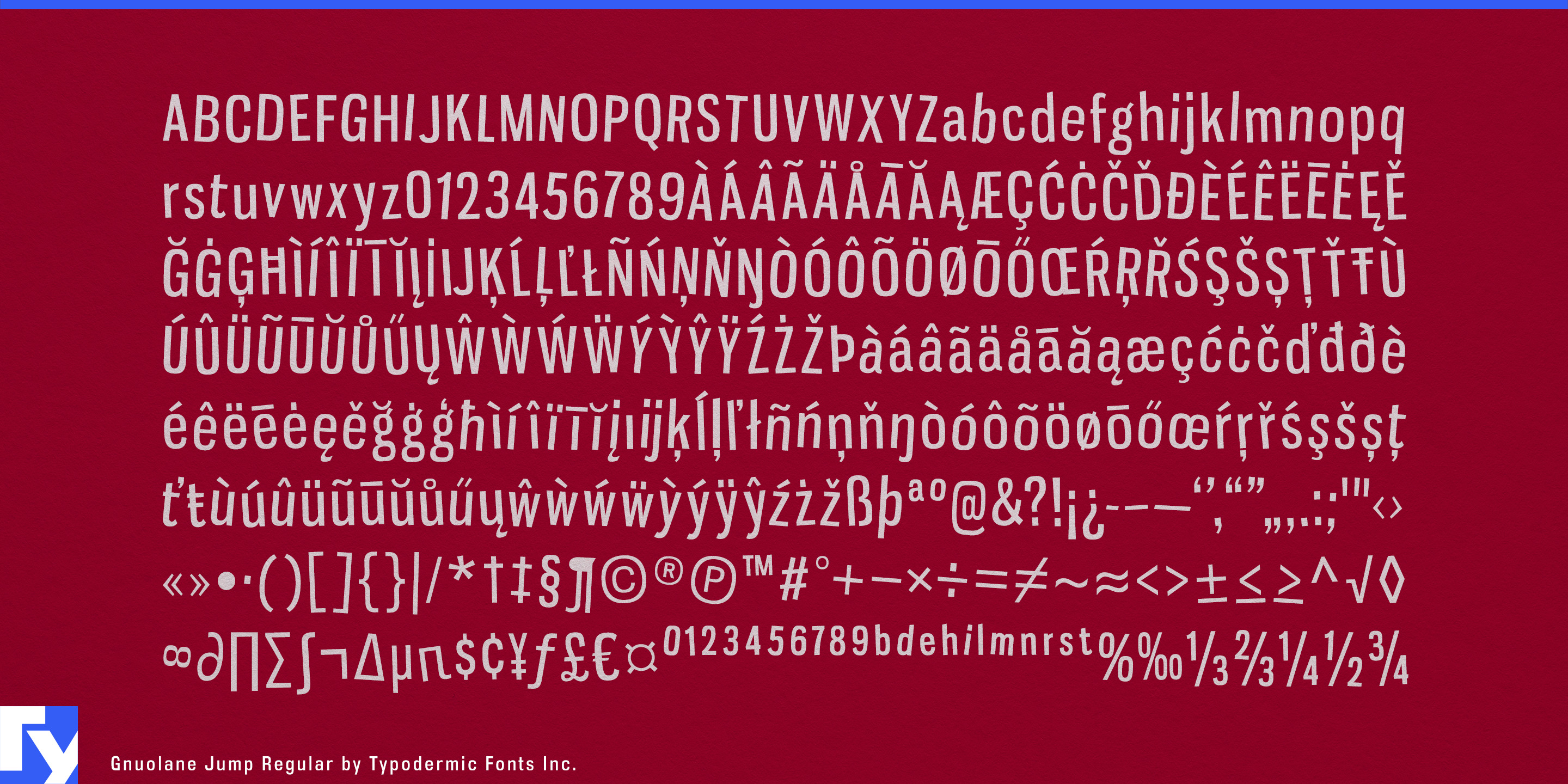 Schriftmuster 5 von Gnuolane Jump