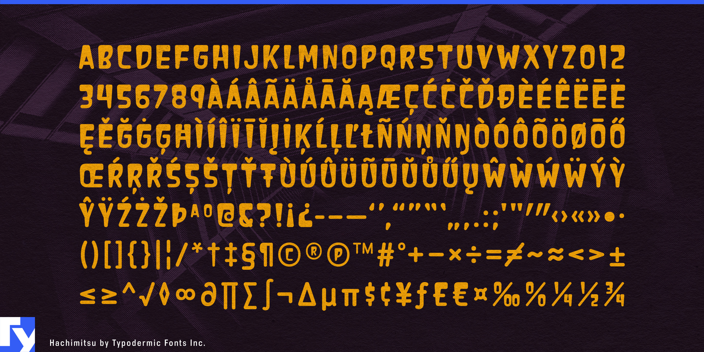 Schriftmuster 5 von Hachimitsu