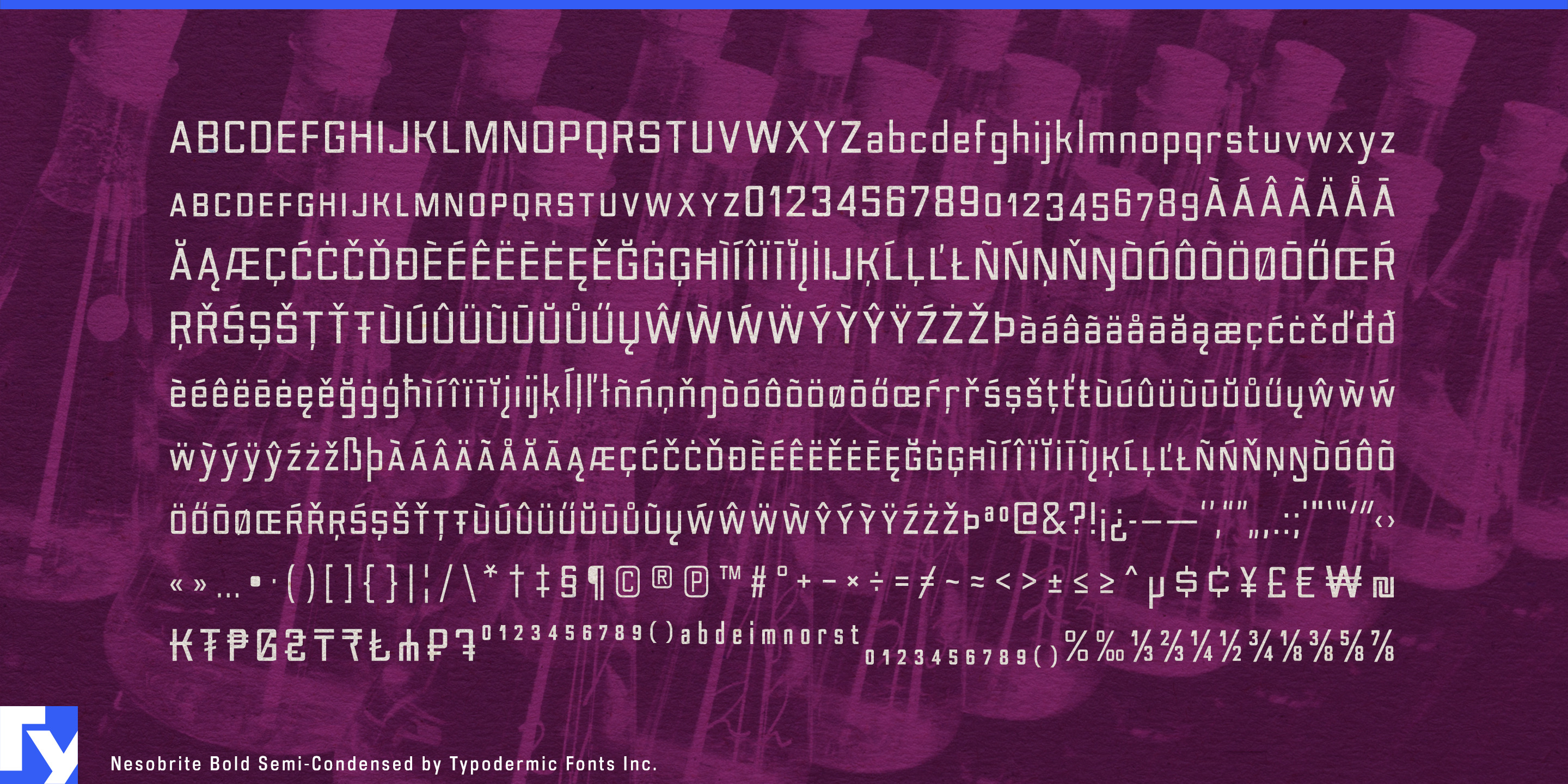 Schriftmuster 5 von Nesobrite
