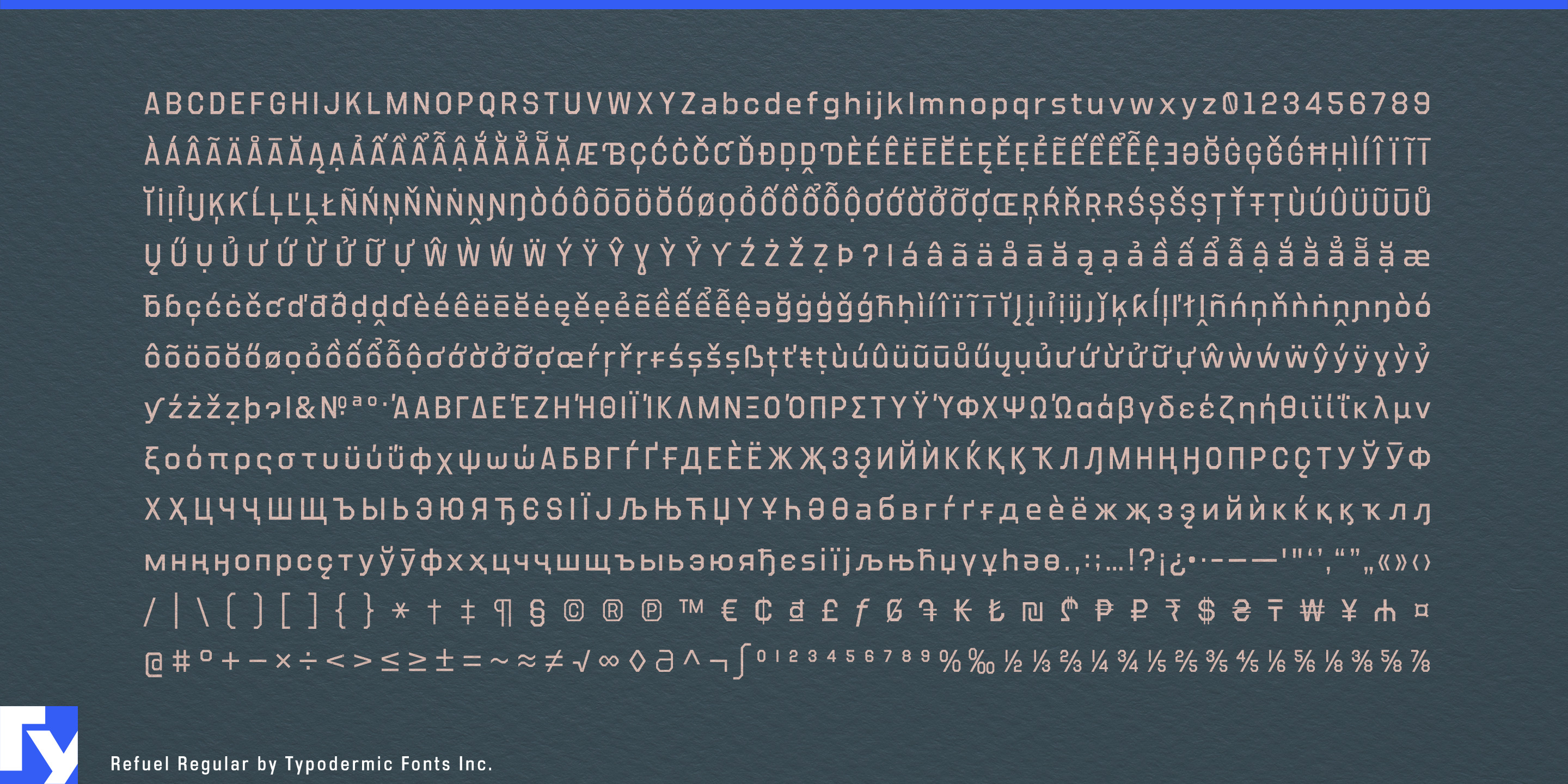Schriftmuster 5 von Refuel