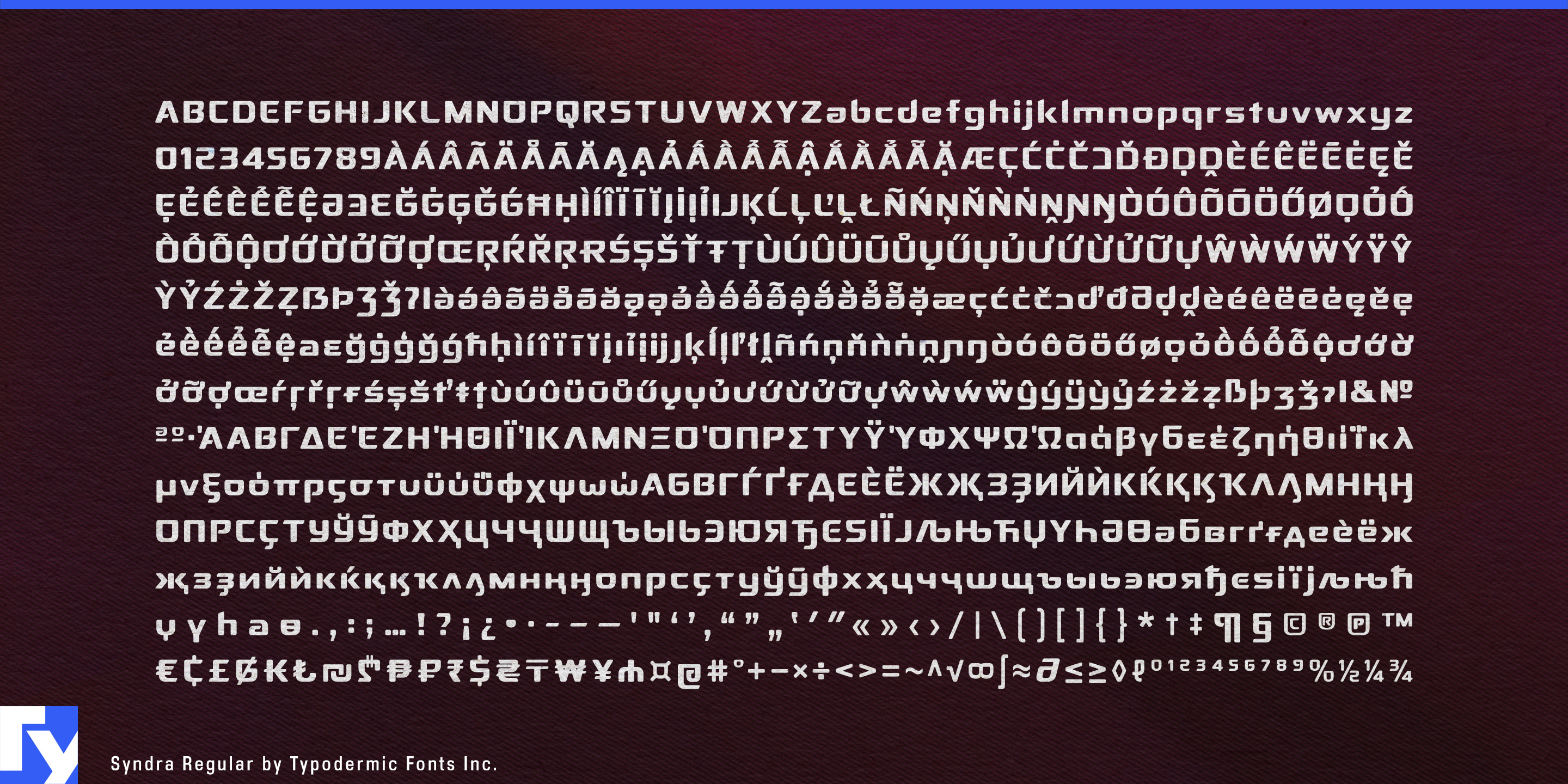 Schriftmuster 5 von Syndra