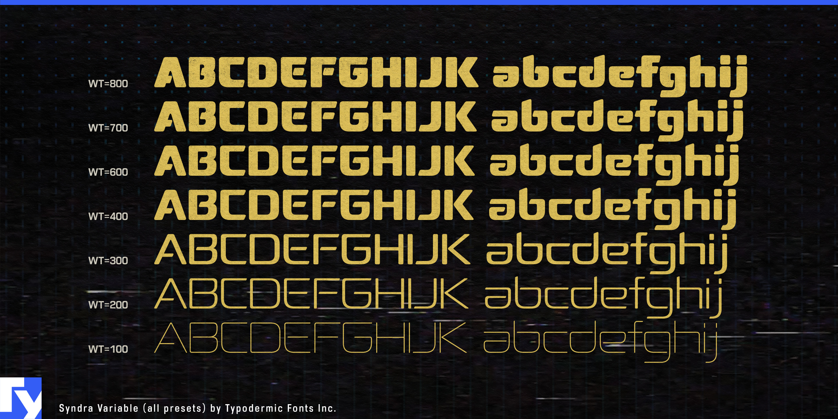 Schriftmuster 11 von Syndra