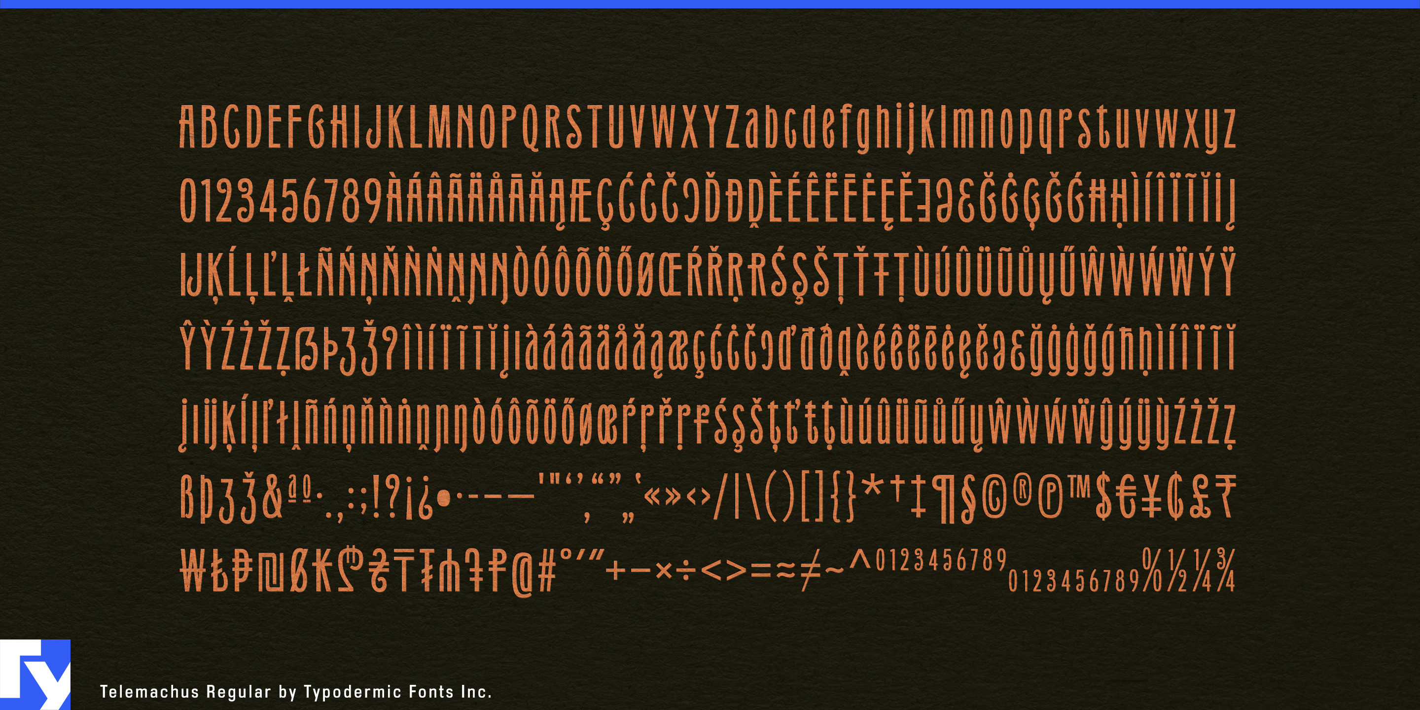 Schriftmuster 5 von Telemachus