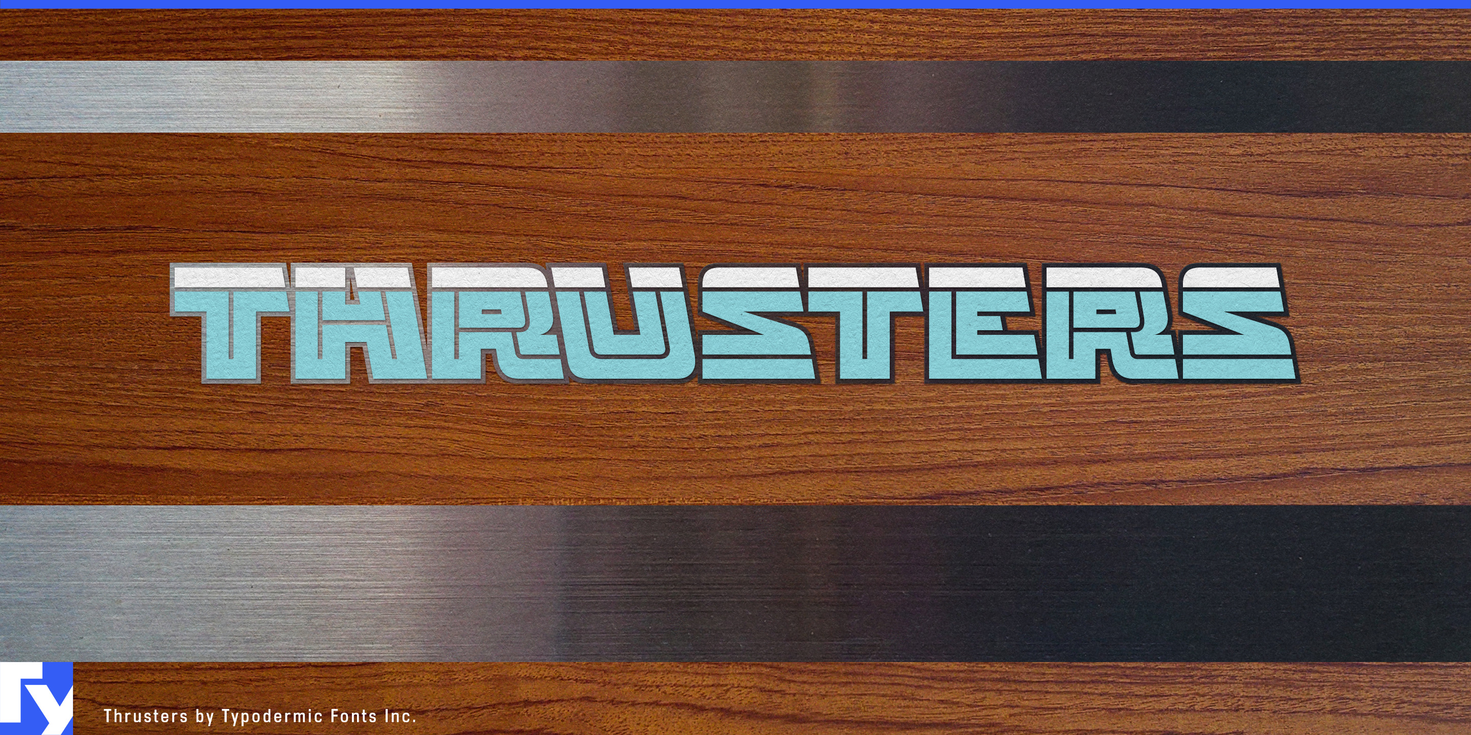 Schriftmuster 1 von Thrusters