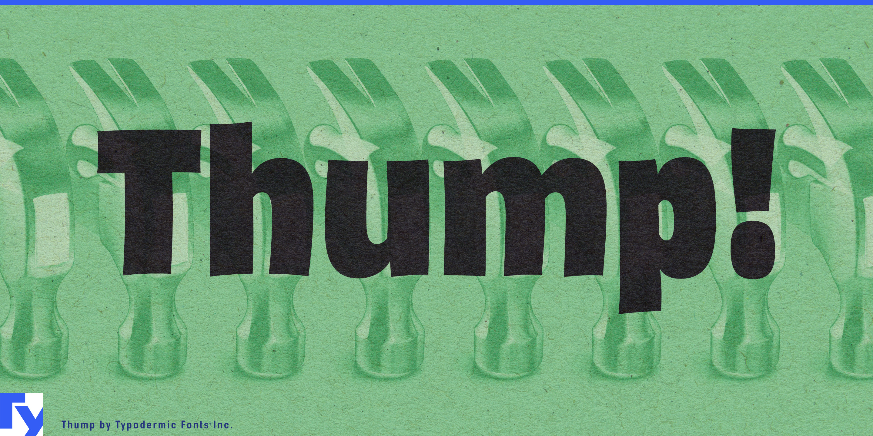 Schriftmuster 1 von Thump