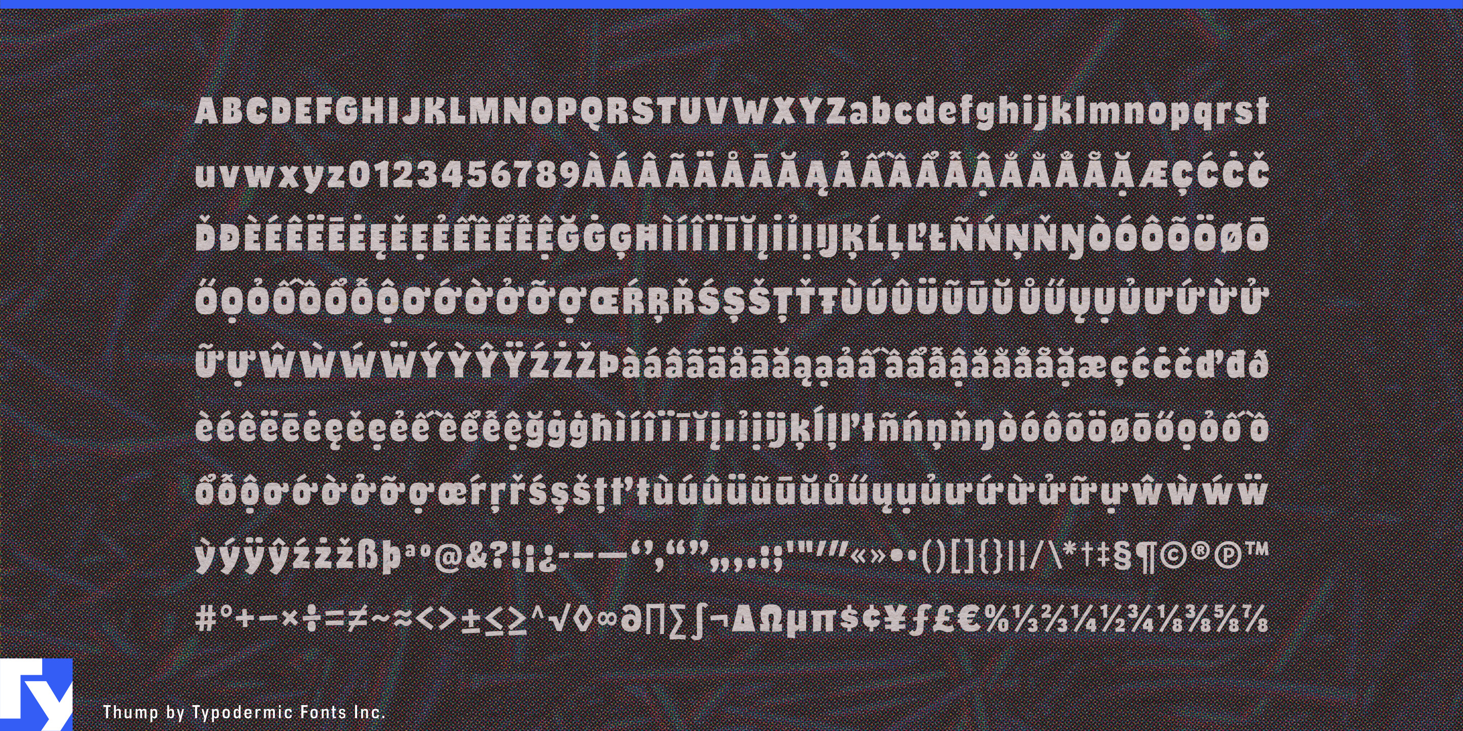 Schriftmuster 5 von Thump