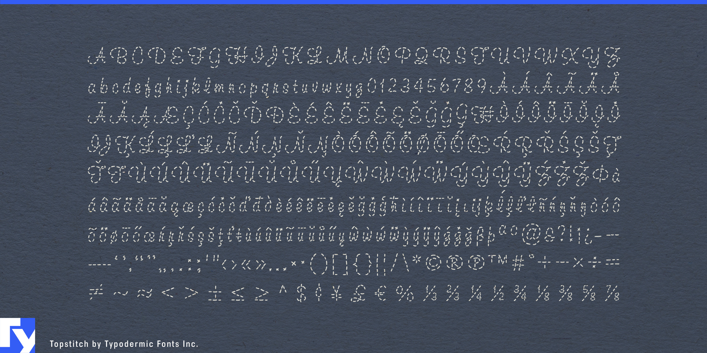 Topstitch specimen 5